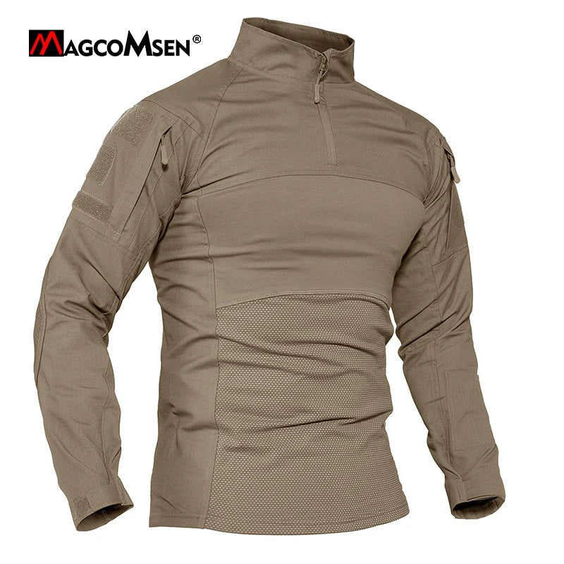 MAGCOMSEN T-shirt Zipper Front