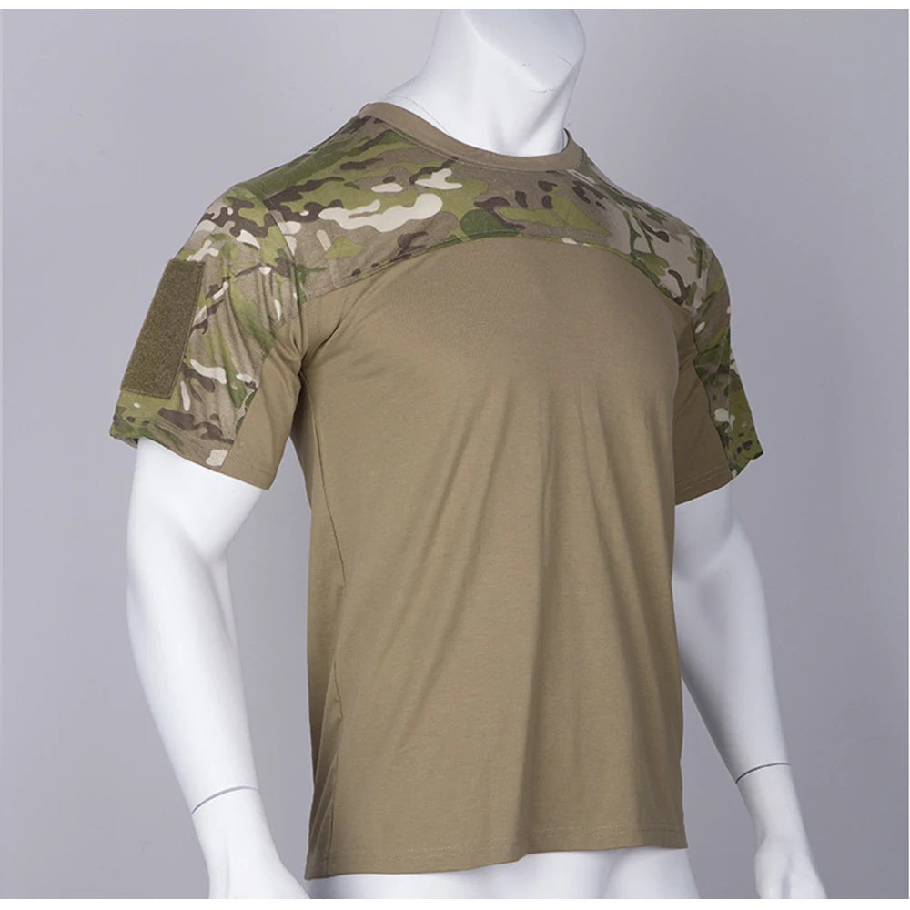 Mens Camouflage Shirts Tees Tactical Combat