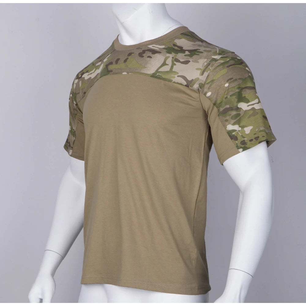 Mens Camouflage Shirts Tees Tactical Combat
