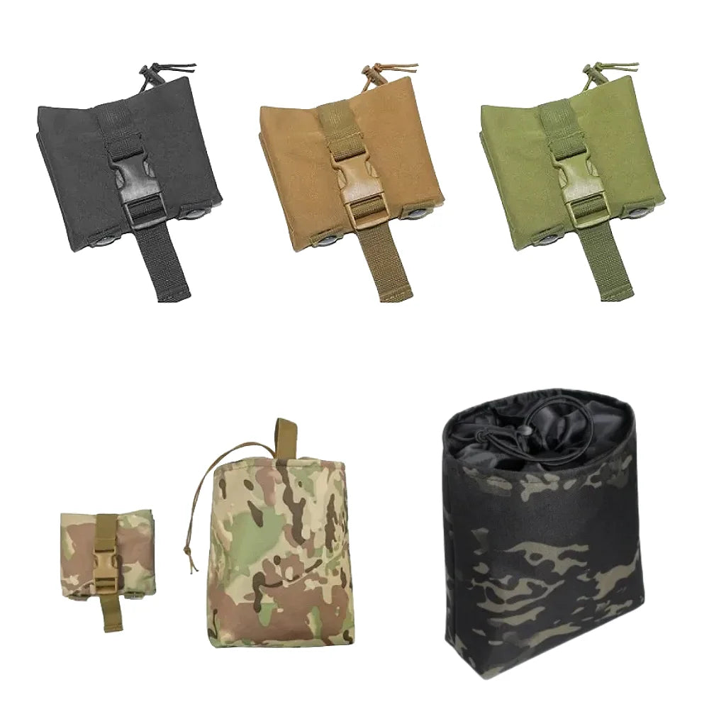 Folding Molle Magazine Dump Drop Pouch