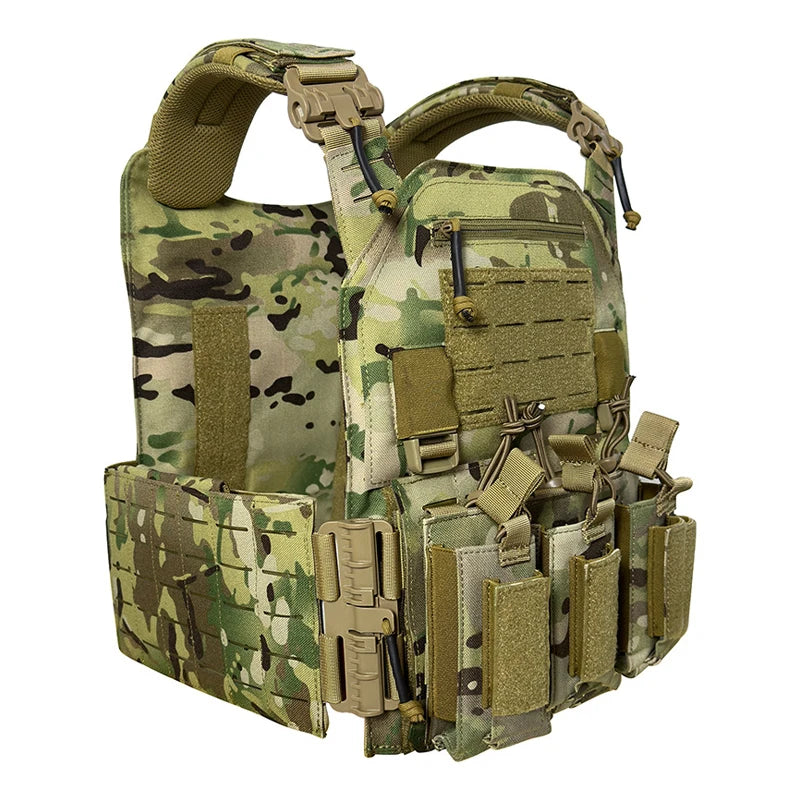 Wear-resistant quick-release tactical vest