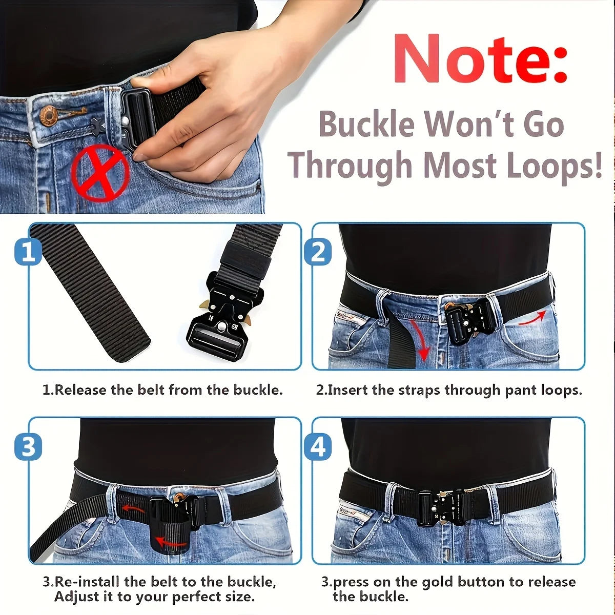 Men's Belt Outdoor Multi Function
