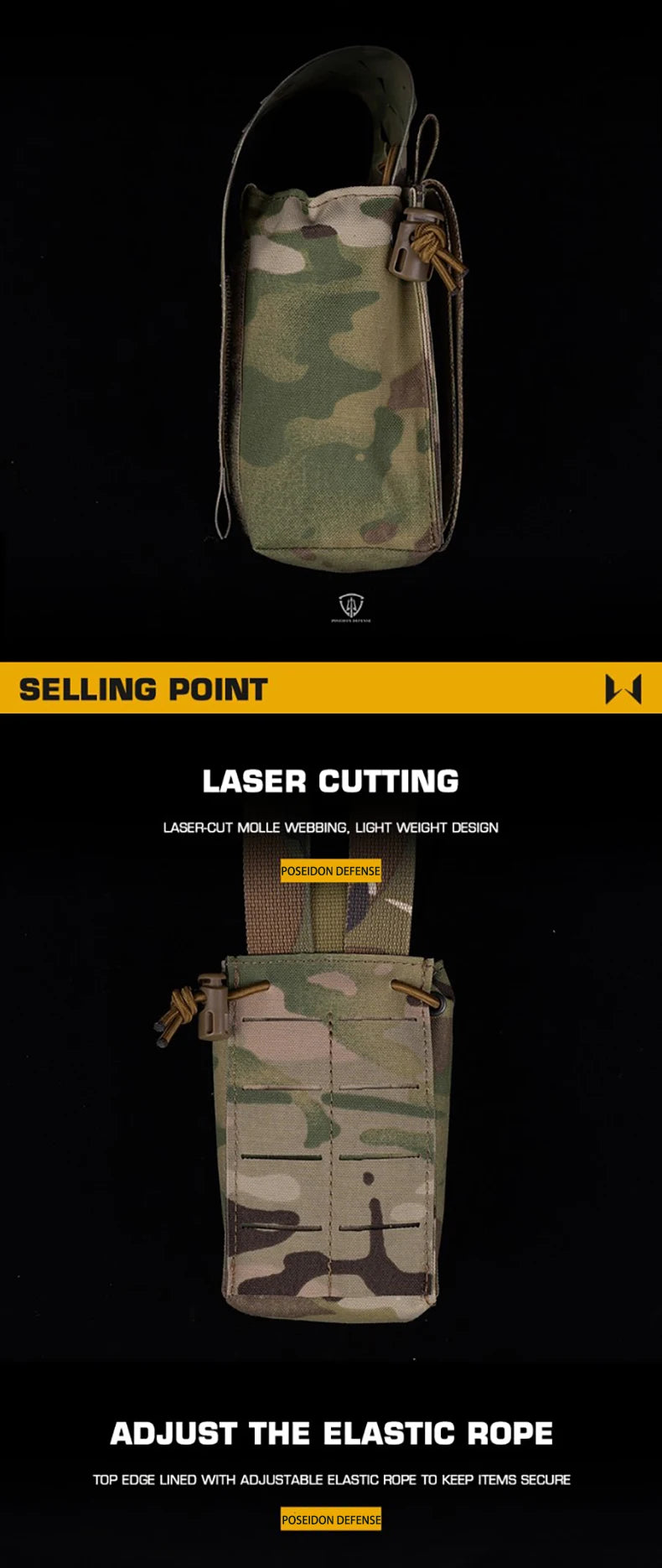 SPUD Multifunction Molle Radio Pouch
