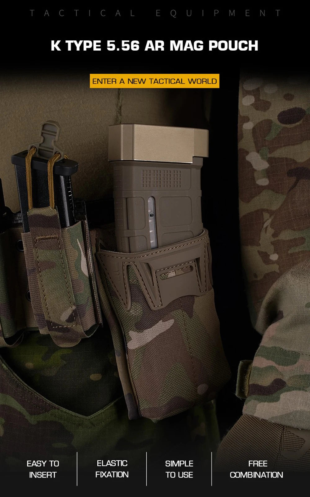 Open Top Mag Pouch 5.56 Single MAG Pouch