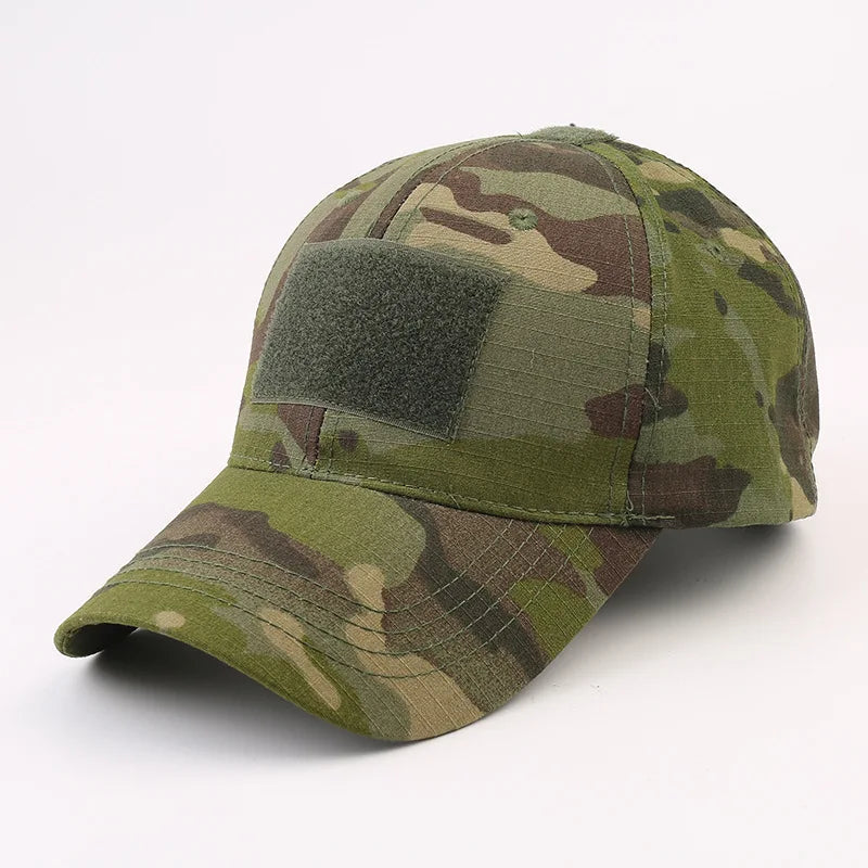 camouflage hat
