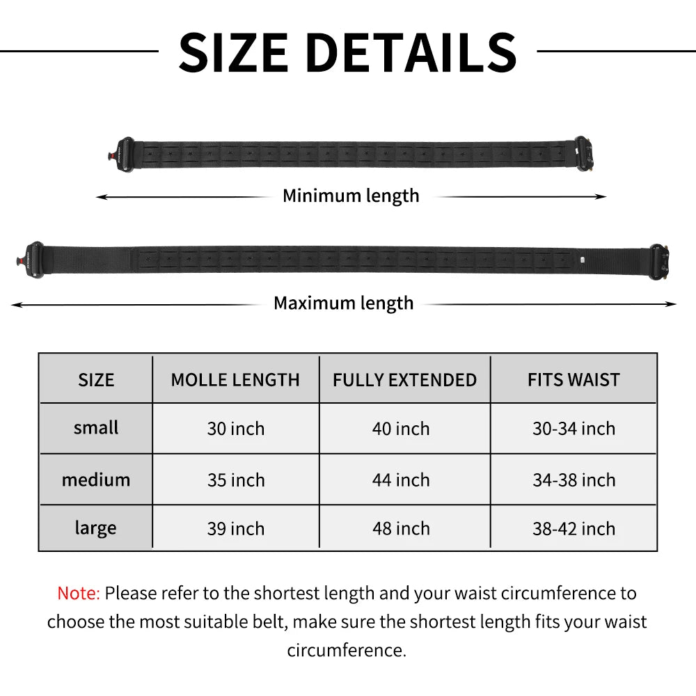 Tactical Belt Molle