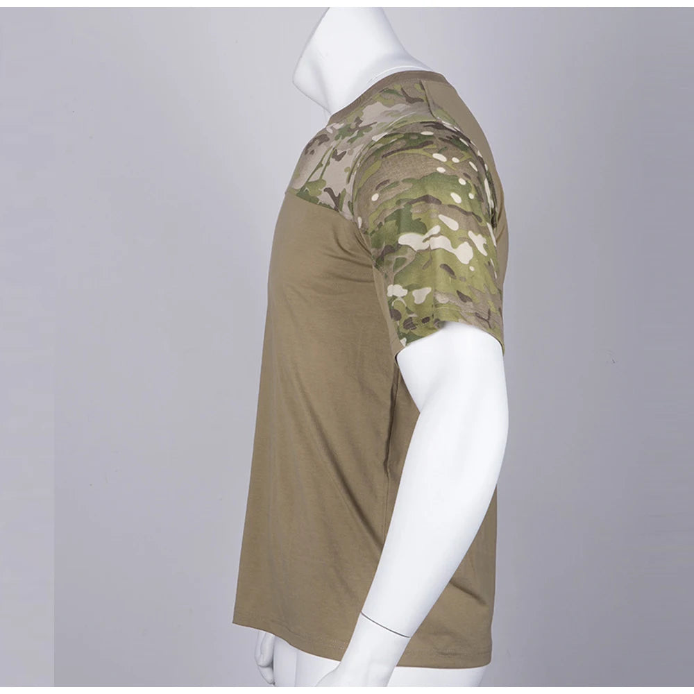 Mens Camouflage Shirts Tees Tactical Combat