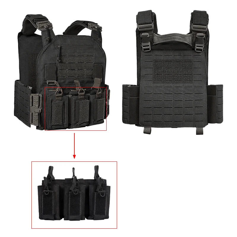 Wear-resistant quick-release tactical vest