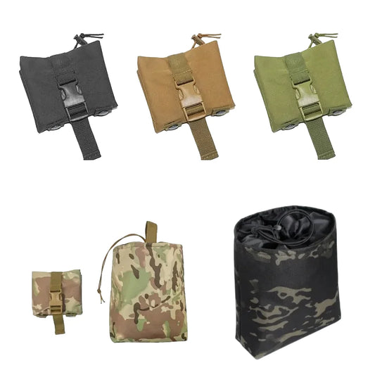 Folding Molle Magazine Dump Drop Pouch