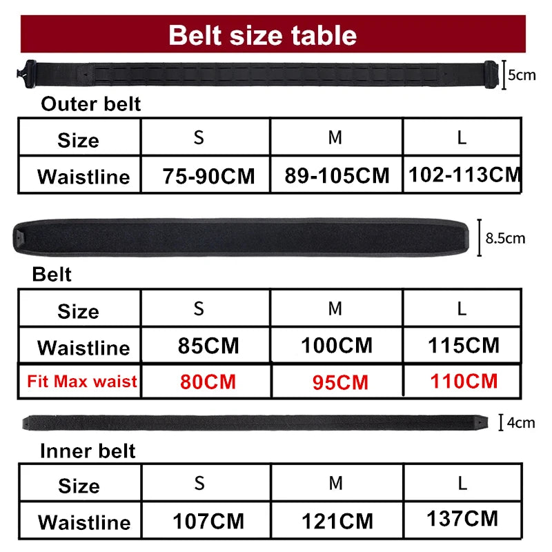 YAKEDA Battle Molle Riggers Belt