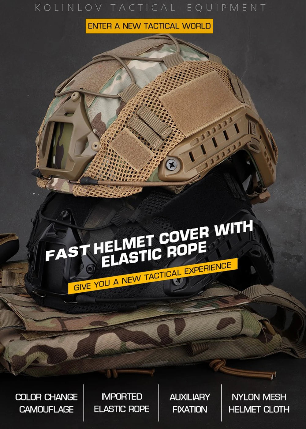Tactical Helmet Cover